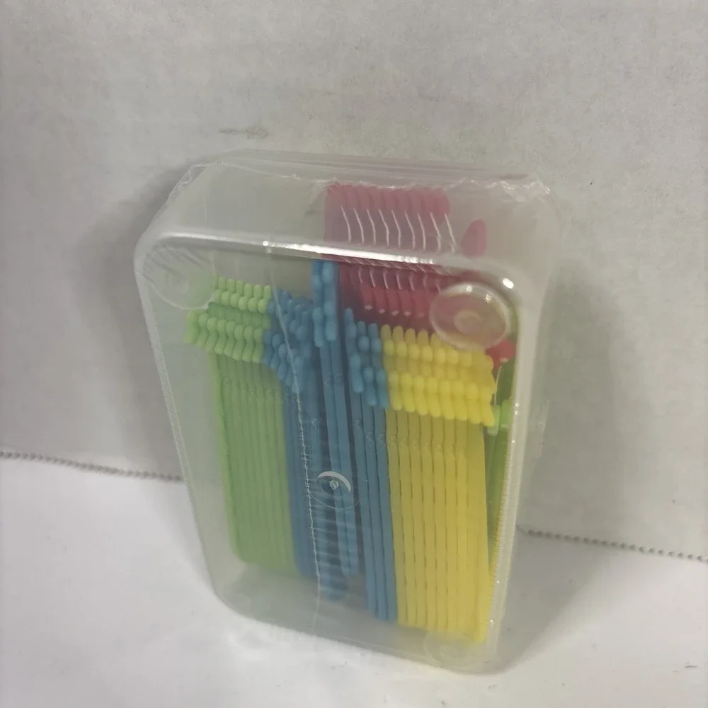 PureDental 40 Kids Floss Picks Animal Shapes Colorful Travel Case New Sealed